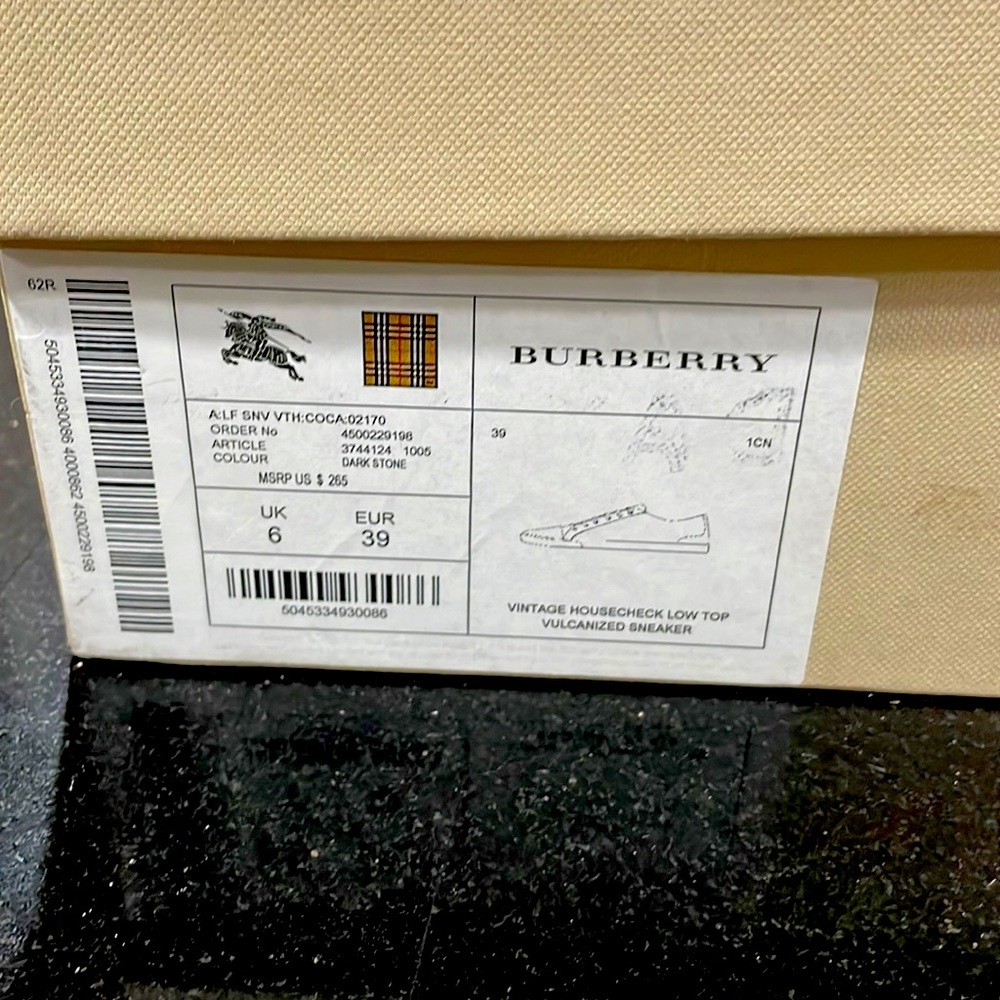 Burberry Athletic Shoes